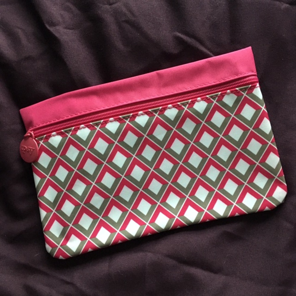 Pink and White Ipsy Case